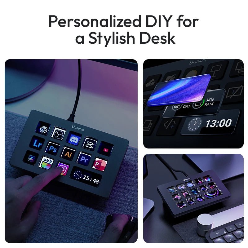 D200H Deck Dock Office Streaming Controller with Intelligent Fill Light studio