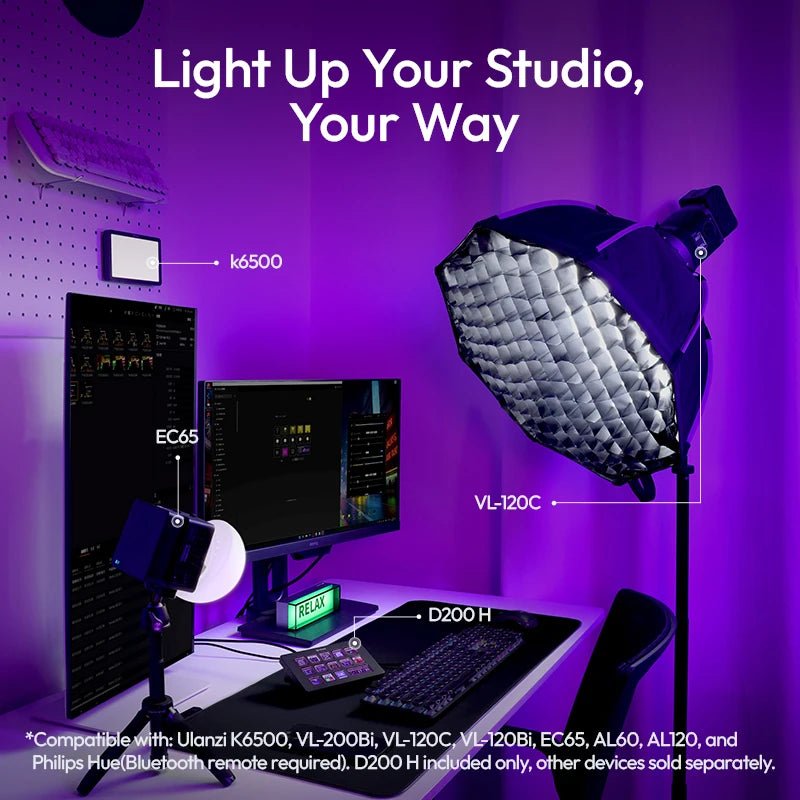 D200H Deck Dock Office Streaming Controller with Intelligent Fill Light studio