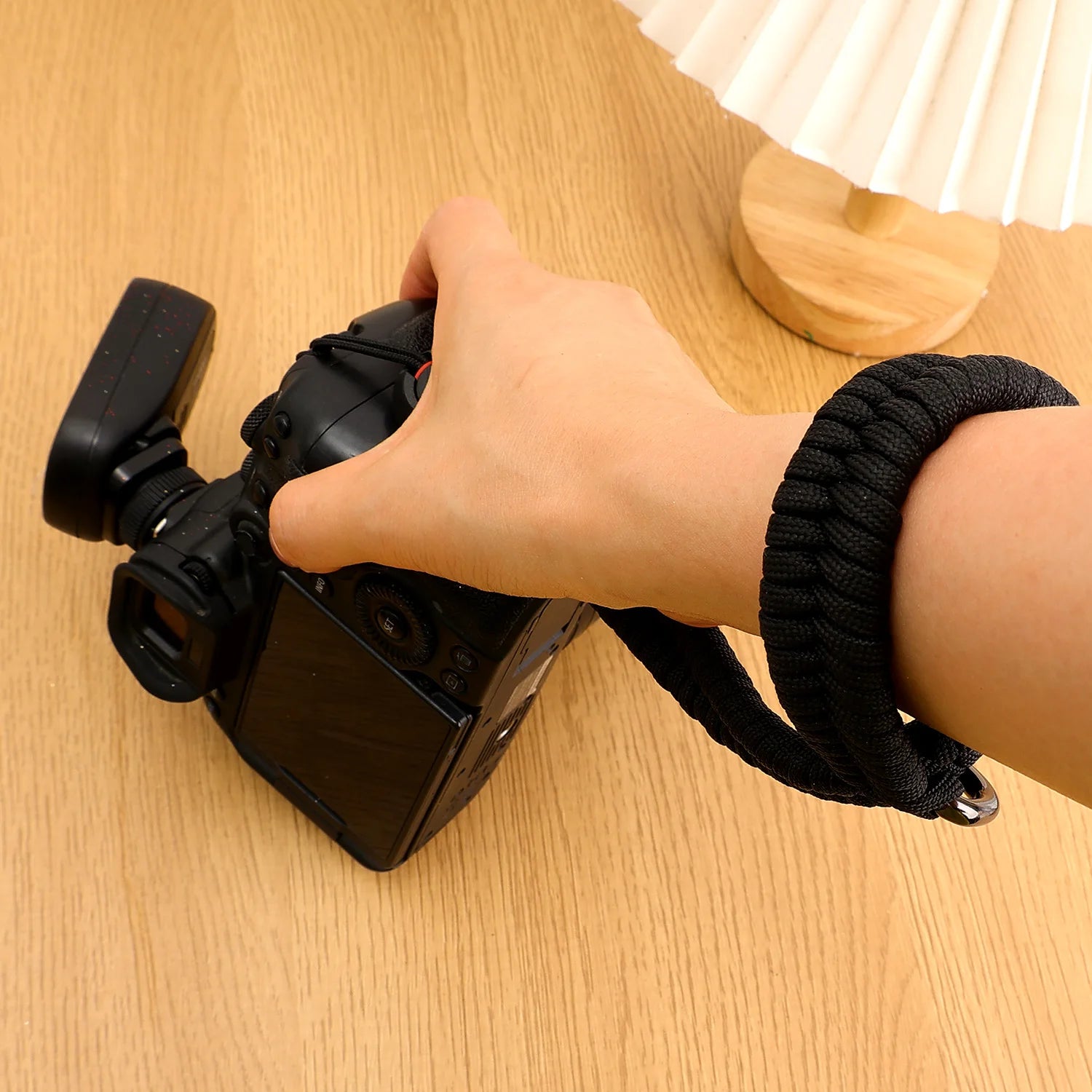 Detachable Camera Wrist Strap Sturdy Thicker Quick Release Nylon Camera Lanyard Short Hand Staps for Sony DJI Hanging Cord