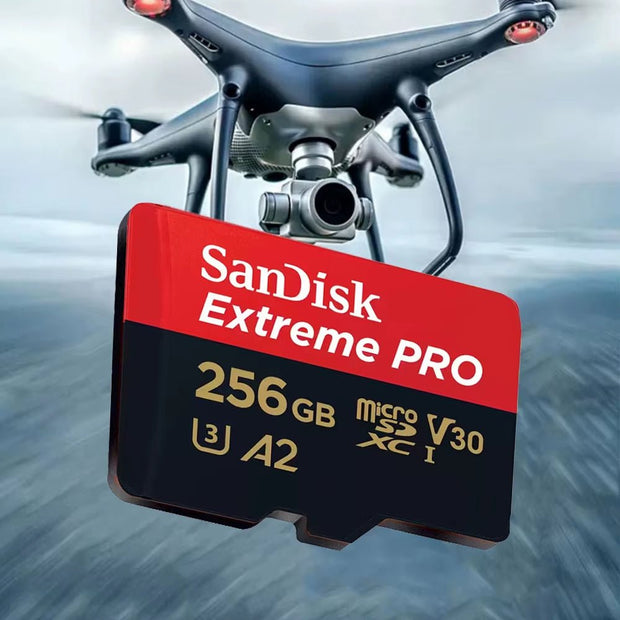 Extreme PRO Microsdxc UHS-I Card 64GB 128GB 256GB Memory Card A2 C10 U3 V30 4K UHD Video TF Card Read up to 200M/S - Visión Creativa 
