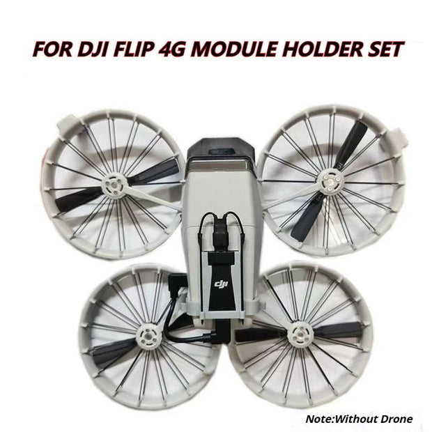 Flip 4G Module Installation Kit with Holder and Antenna for Drone Accessories - Visión Creativa 
