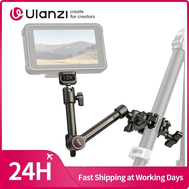 Ulanzi HD02 10" Magic Arm Kit with Super Clamp for Tripod Camera & Fill Light - Visión Creativa