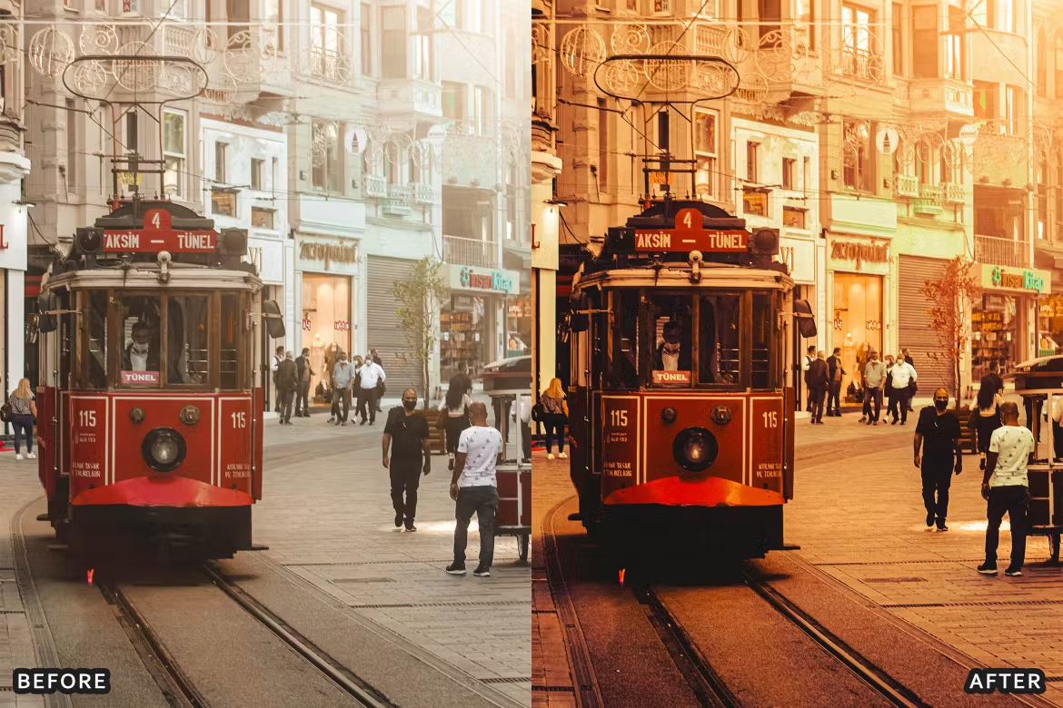 Street Cinematic Dark Moody Lightroom & Photoshop Presets