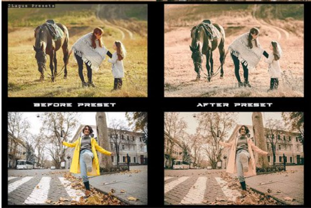 Fall Styles 4 – Presets de Otoño para Lightroom y Photoshop (Móvil & Escritorio)