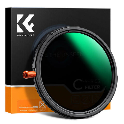 K&F 3In1 Filter ND CPL Black Diffusion 1/4 - Multifunction Pro Filter - Visión Creativa 
