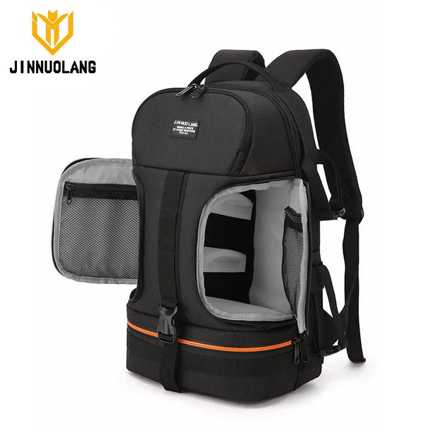 Waterproof Oxford DSLR Camera Backpack - Holds 15.6" Laptop, Canon Nikon Friendly - Visión Creativa 
