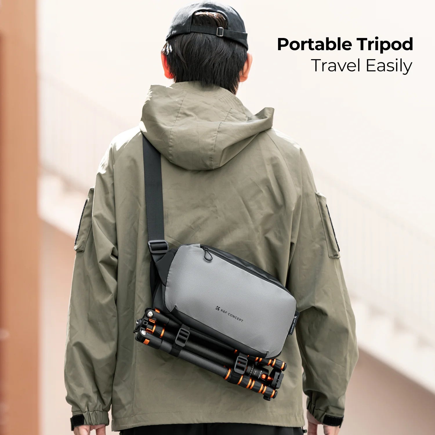 Lightweight Camera Sling Bag 10L Photography Shoulder Bag for Digital Canon/Nikon/Sony Camears/Dji Mavic Drone Pouch - Visión Creativa 