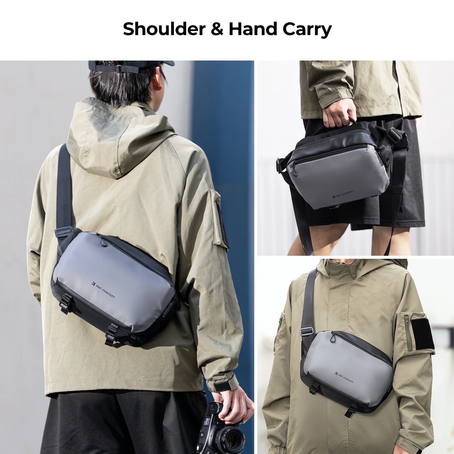 Lightweight Camera Sling Bag 10L Photography Shoulder Bag for Digital Canon/Nikon/Sony Camears/Dji Mavic Drone Pouch - Visión Creativa 