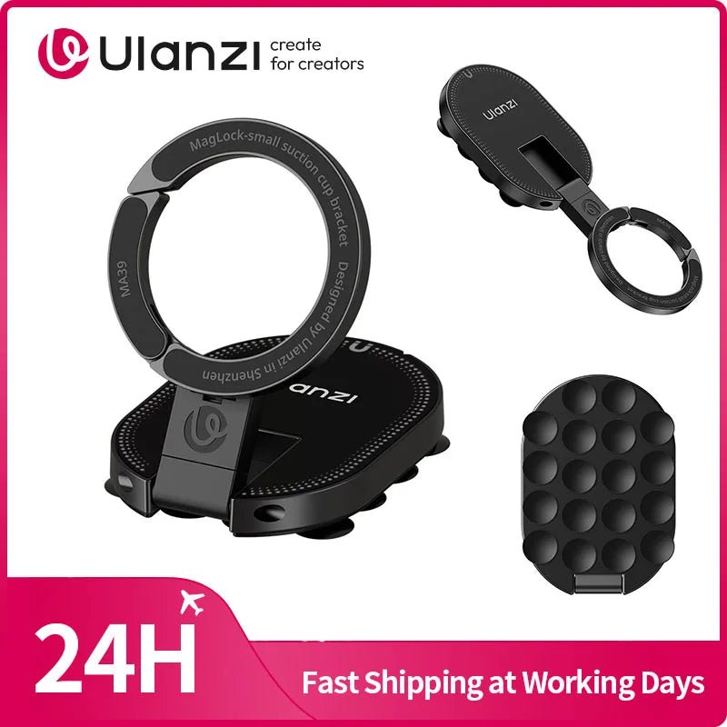 MA39 Maglock Suction Cup Phone Mount Desktop Stand for Iphone 17 16 15 14 with Suction Bottom for Wall Glass accesories