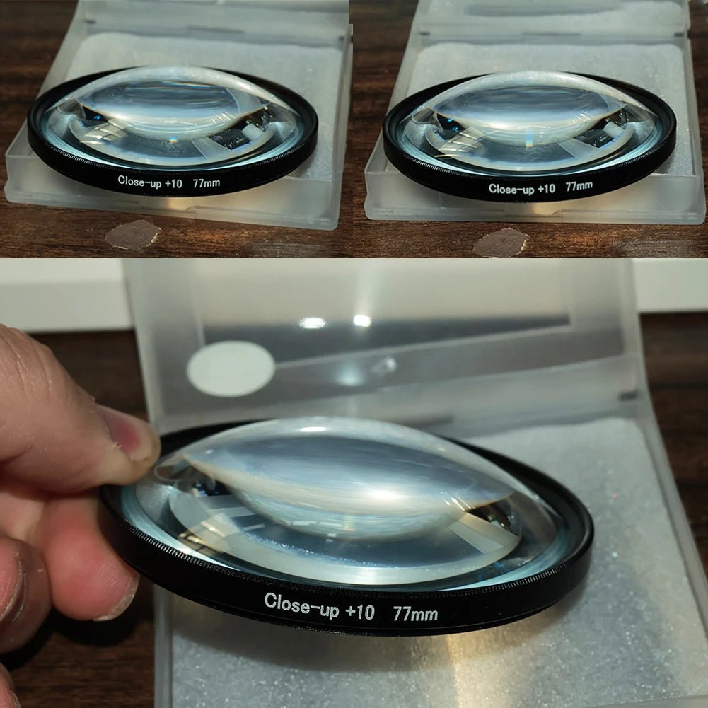 Macro Lens Filter Close up +10 Filter Kit - 37 40.5 43 46 49 52 55 58 62 67 72 77 82 Mm for DSLR SLR Camera Filter Set - Visión Creativa