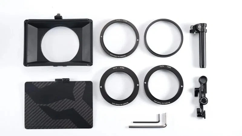 MB-T15 Mini Matte Box for DSLR Mirrorless Cameras Mattebox Lens Ring 55Mm 58Mm 77Mm 67Mm 52Mm for BMPCC 4K 6K A7 GH5 5D4 - Visión Creativa 