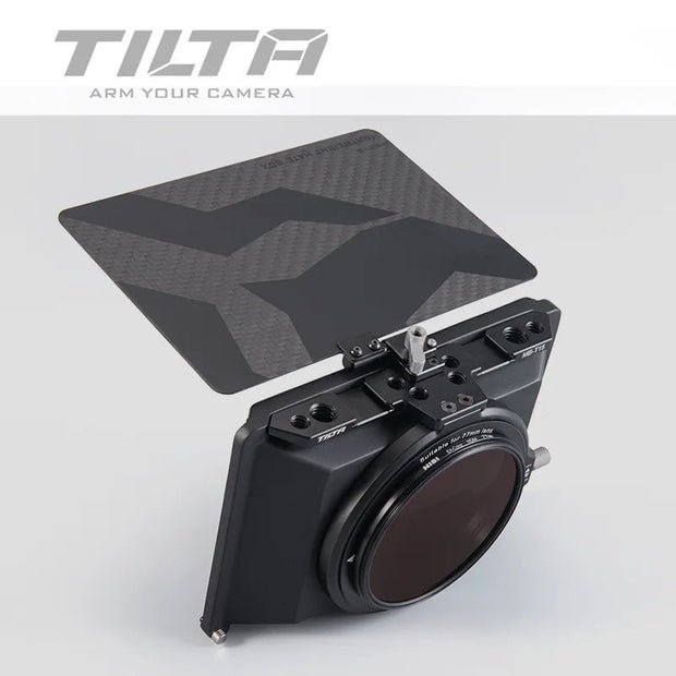 MB - T15 Mini Matte Box for DSLR Mirrorless Cameras Mattebox Lens Ring 55Mm 58Mm 77Mm 67Mm 52Mm for BMPCC 4K 6K A7 GH5 5D4 - Visión Creativa