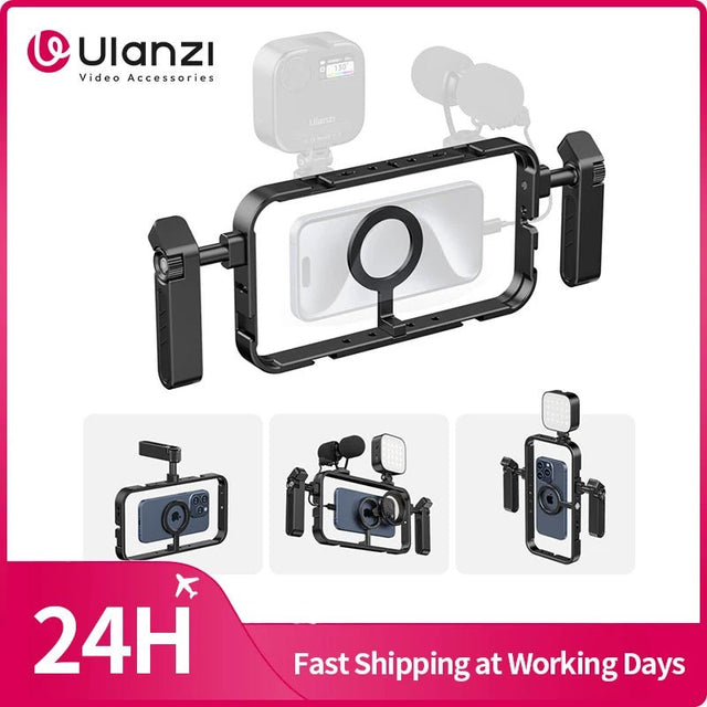 MG-001 Magnetic Phone Cage for iPhone - Double-Sided Magnetic Ring accesories