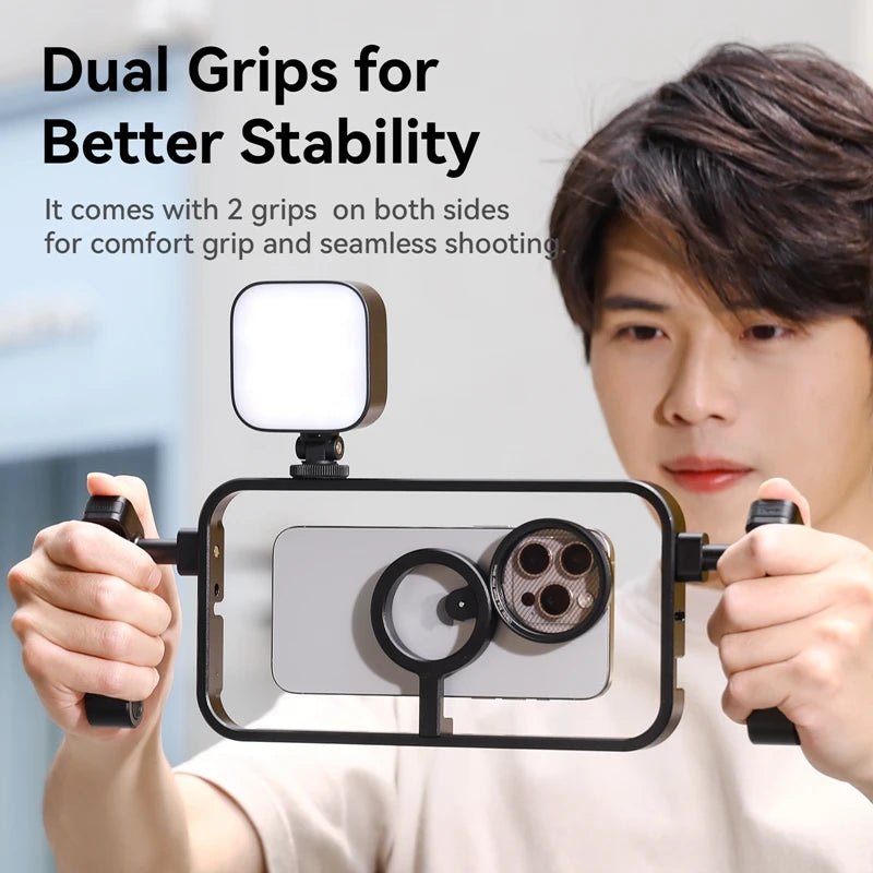 MG-001 Magnetic Phone Cage for iPhone - Double-Sided Magnetic Ring accesories
