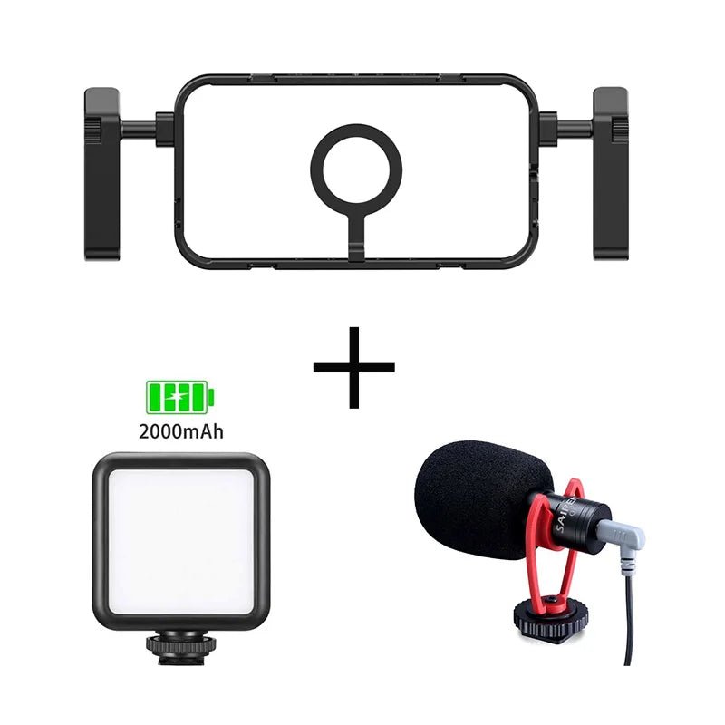 MG-001 Magnetic Phone Cage for iPhone - Double-Sided Magnetic Ring With Q1-Vl49 (350850) accesories
