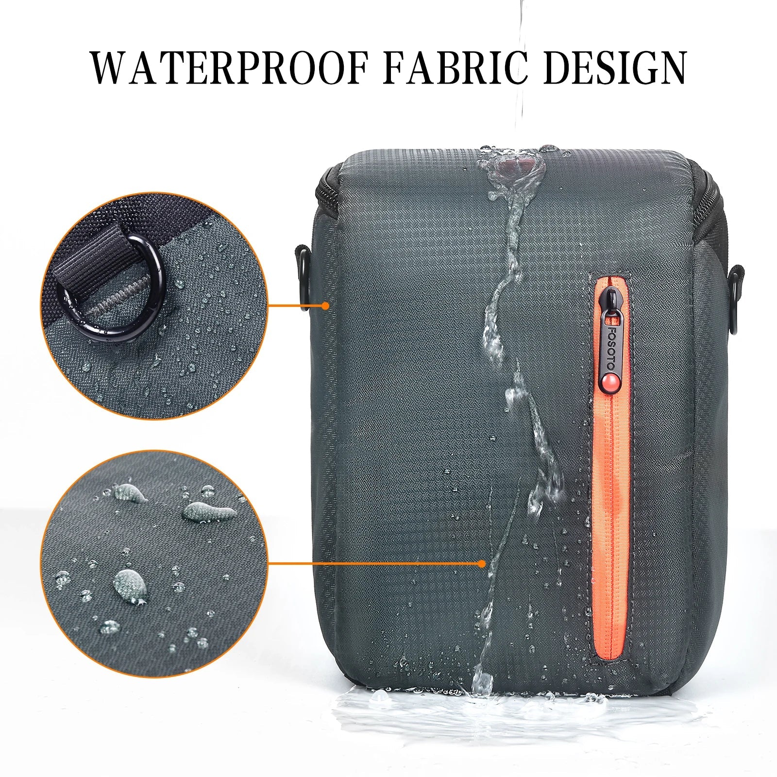Micro Single Bag Fashion Shoulder Bag Waterproof Camera Case Photography Bags for Nikon Canon Sony DSLR A6000 M50 - Visión Creativa