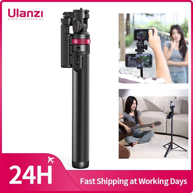 Ulanzi MT-78 Quick-Release Tripod: Max1.85M, Remote Control. - Visión Creativa 