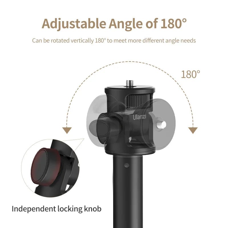MT-79 Extendable Tripod with 1/4'' Screw for DSLR Camera Smartphone Fill Light Microphone Tripod - Visión Creativa 