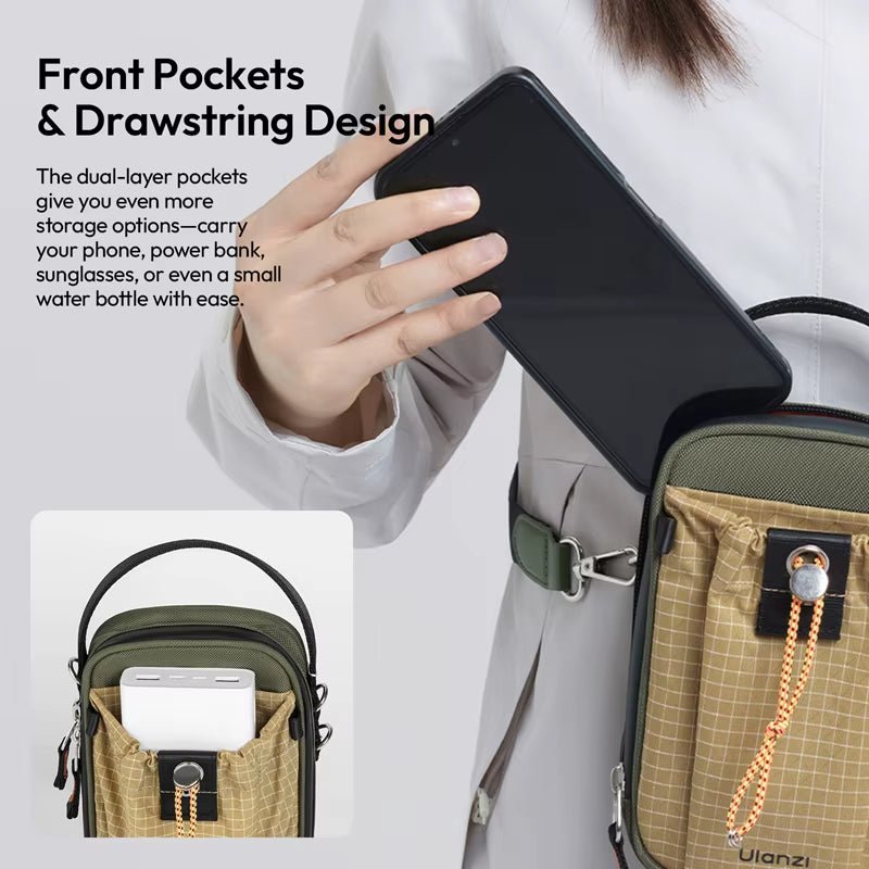 Ulanzi NC-02 U Mini Smartphone Crossbody Bag with Multi Pockets - Visión Creativa 