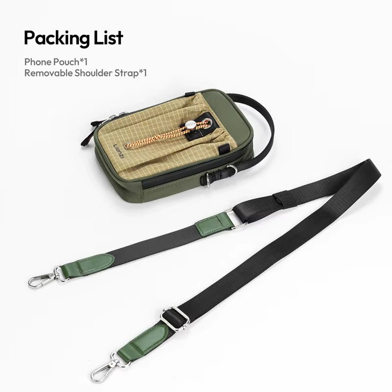 Ulanzi NC-02 U Mini Smartphone Crossbody Bag with Multi Pockets - Visión Creativa 