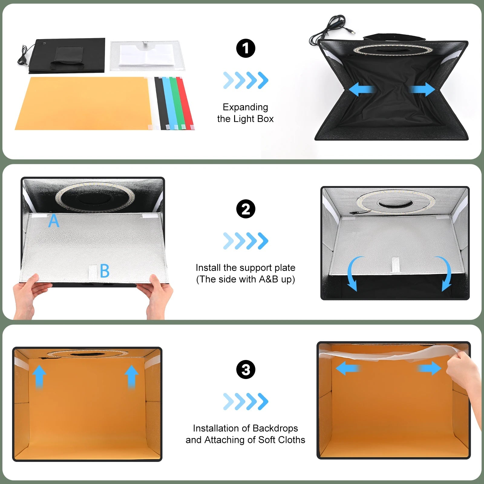 Photo Studio Light Box Kit 12