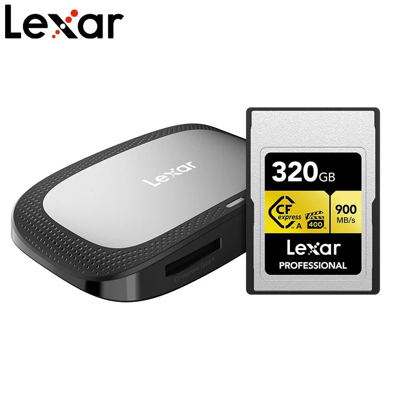 Professional Cfexpress Type A Card GOLD Series - 80/160/320GB with Reader - Visión Creativa 