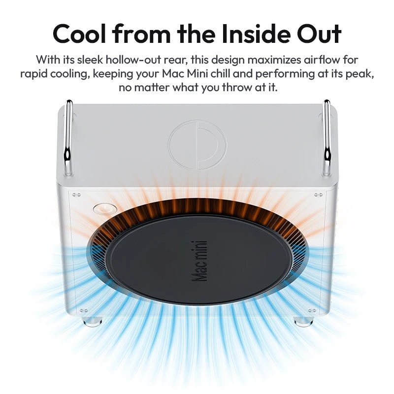 Ulanzi QT01 Aluminum Case for Mac Mini M4/M4 Pro - Rapid Cooling. - Visión Creativa