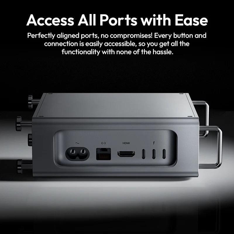Ulanzi QT01 Aluminum Case for Mac Mini M4/M4 Pro - Rapid Cooling. - Visión Creativa