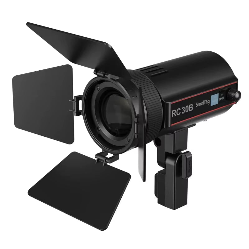 RC 30B COB Video Light with 30W Beam Angle Adjustable 2700K - 6500K Ultra - High Brightness 43400 Lux LED Lamp - 4280 4279 - Visión Creativa