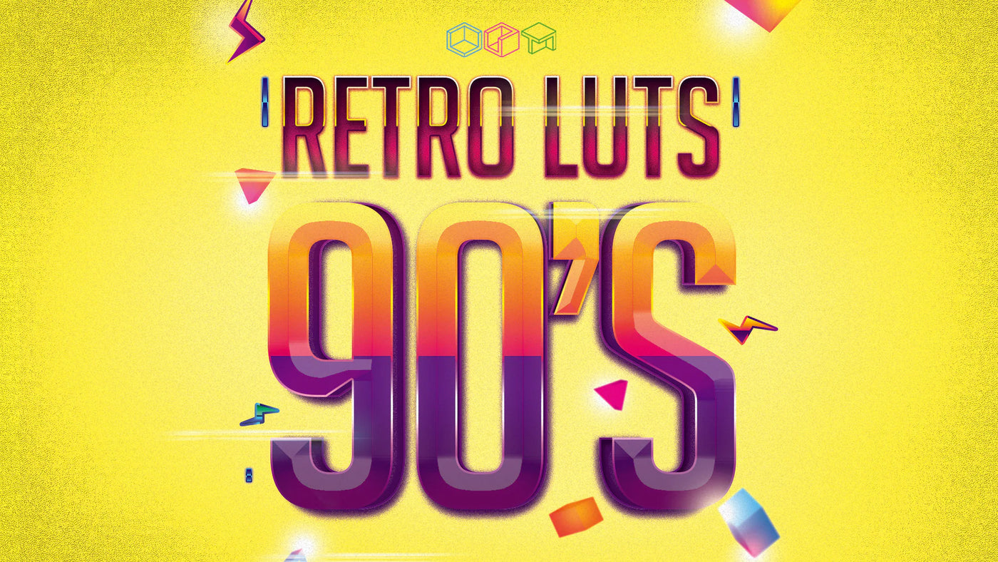Retro 90s LUTs — 33 Grades Cinematográficos + 81 LUTs de Utilidad