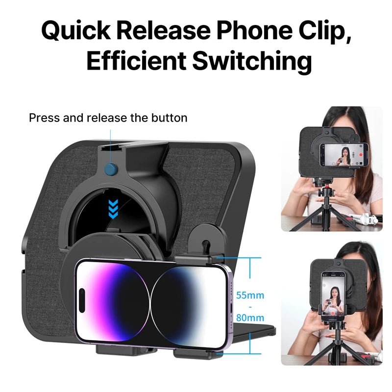 Ulanzi RT02 Portable Mini Teleprompter - Ideal for Video Recording and Live Streaming accesories