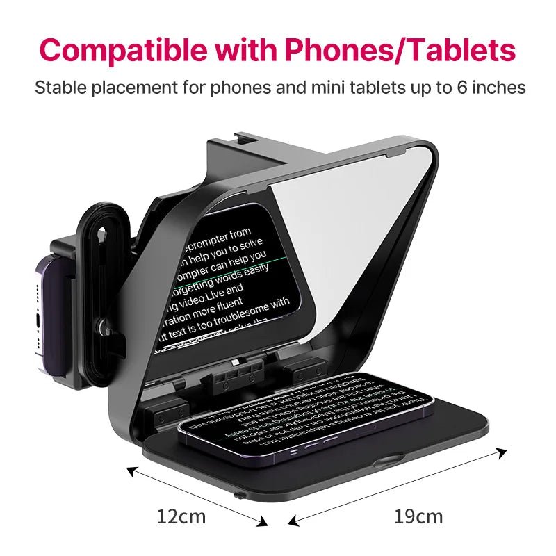 Ulanzi RT02 Universal Teleprompter for DSLR Camera & Devices - Visión Creativa 