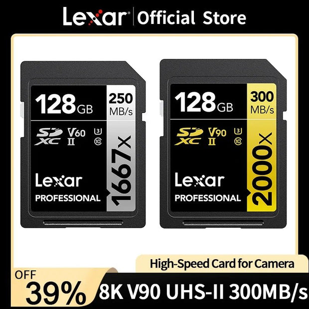 High Speed SD Card Class 10 V90 U3 - 512GB Memory Card for Camera - Visión Creativa 