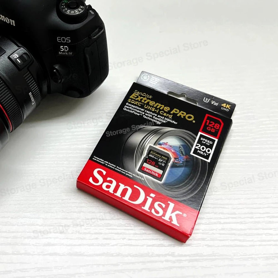 SD Card Extreme PRO 32G 64G 128GB 256GB 512GB 1TB UHS-I V30 4K C10 High Speed Memory Card for Camera PC Original SD Card - Visión Creativa 
