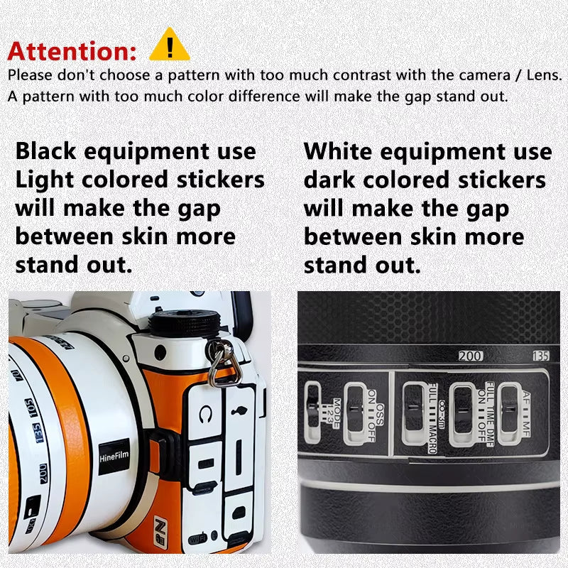 SEL100400GM / 100-400GM Lens Decal Skins 100400 Lens Wrap Cover for Sony FE 100-400Mm F/4.5-5.6 GM OSS Lens Premium Sticker - Visión Creativa 