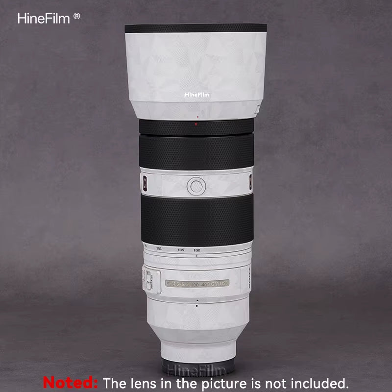 SEL100400GM / 100-400GM Lens Decal Skins 100400 Lens Wrap Cover for Sony FE 100-400Mm F/4.5-5.6 GM OSS Lens Premium Sticker - Visión Creativa 