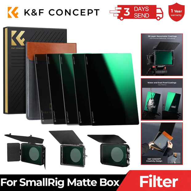 Square Filter 4"X5.65" Black Mist 1/4 1/8 Blue Streak MCUV ND4 ND32 ND16 ND8/64 Filters for Tilta Smallrig Matte Box - Visión Creativa 