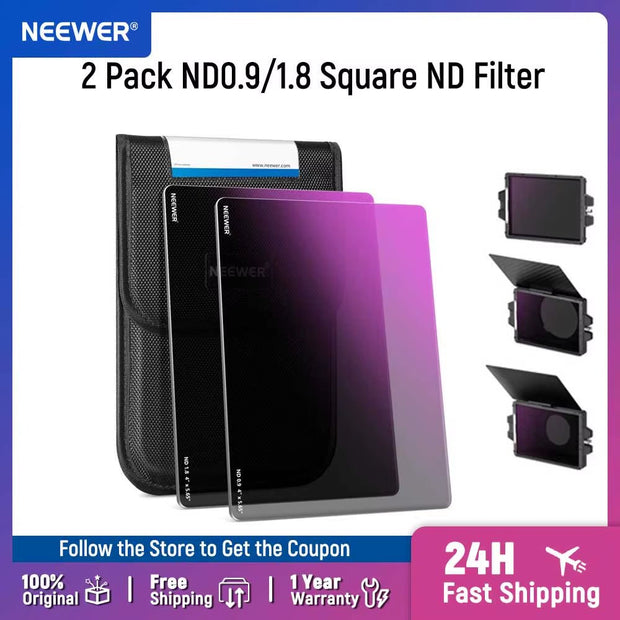 Square ND Filter 4"X5.65" Dual Sided 30 Multi Nano Coated Cinema ND Filter for  Matte Box for Tilta Smallrig - Visión Creativa 