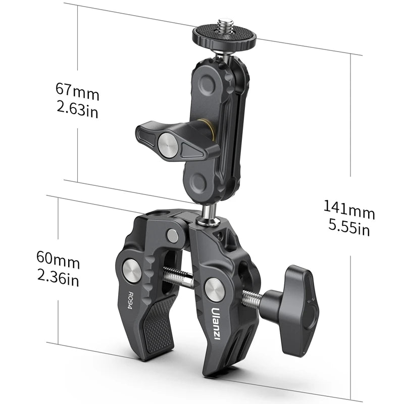 Super Clamp Magic Arm with Multi-Function Ball Head Clamp - Visión Creativa 