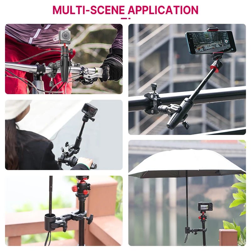 Super Clamp Magic Arm with Multi-Function Ball Head Clamp - Visión Creativa 