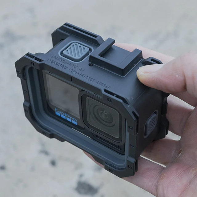  - Tactical Military Grade Rugged Shockproof Armor Protective Shell Skin Case Cover for Gopro Hero 13 12 11 10 9 - Visión Creativa