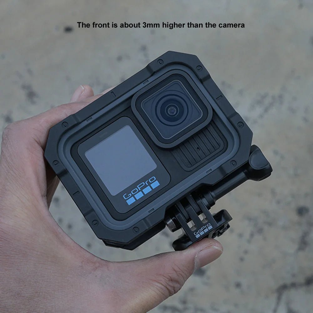  - Tactical Military Grade Rugged Shockproof Armor Protective Shell Skin Case Cover for Gopro Hero 13 12 11 10 9 - Visión Creativa