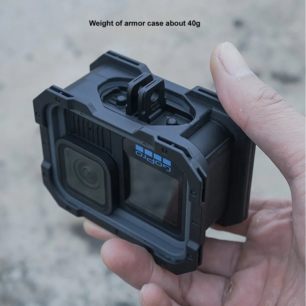  - Tactical Military Grade Rugged Shockproof Armor Protective Shell Skin Case Cover for Gopro Hero 13 12 11 10 9 - Visión Creativa
