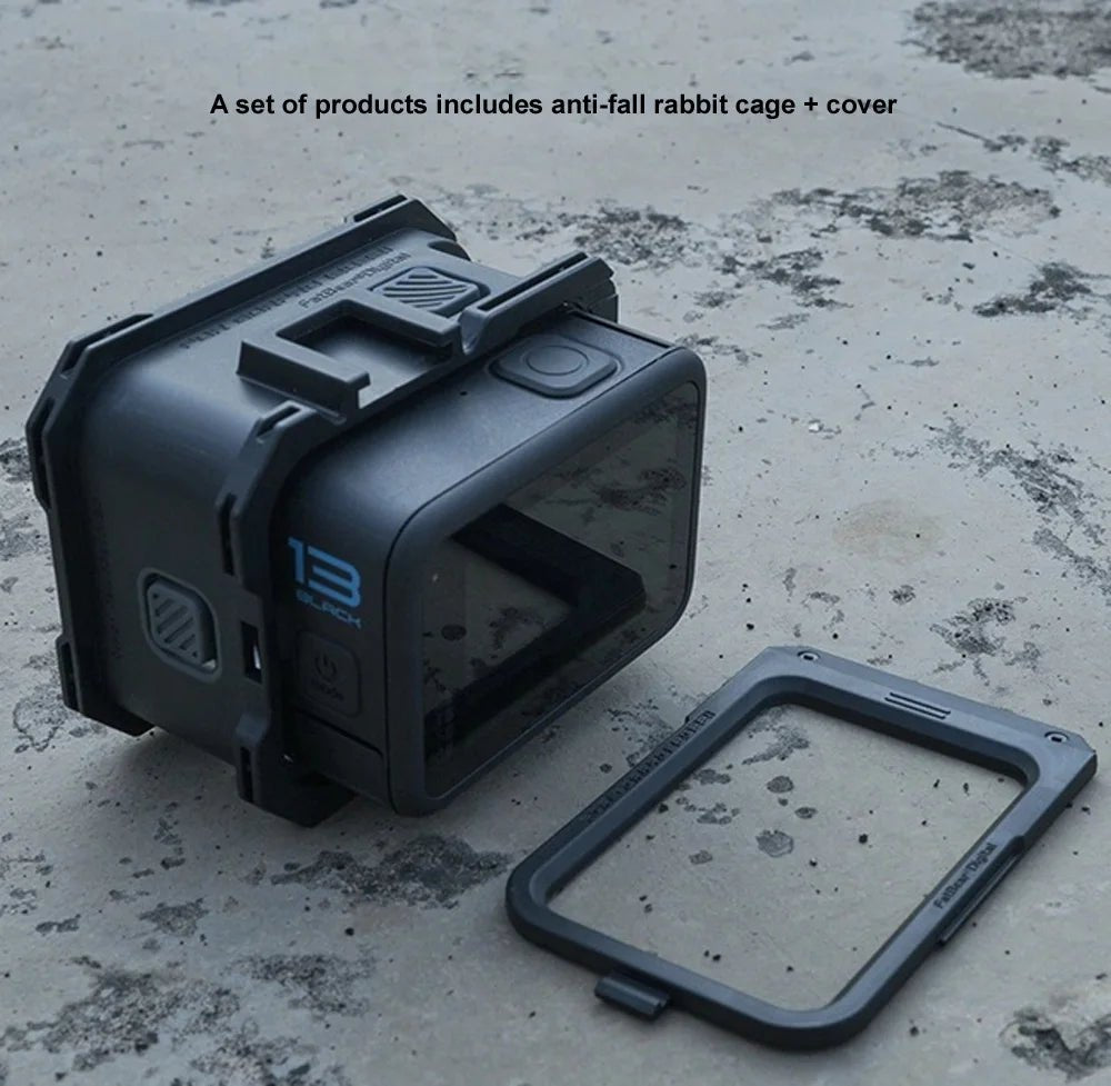  - Tactical Military Grade Rugged Shockproof Armor Protective Shell Skin Case Cover for Gopro Hero 13 12 11 10 9 - Visión Creativa