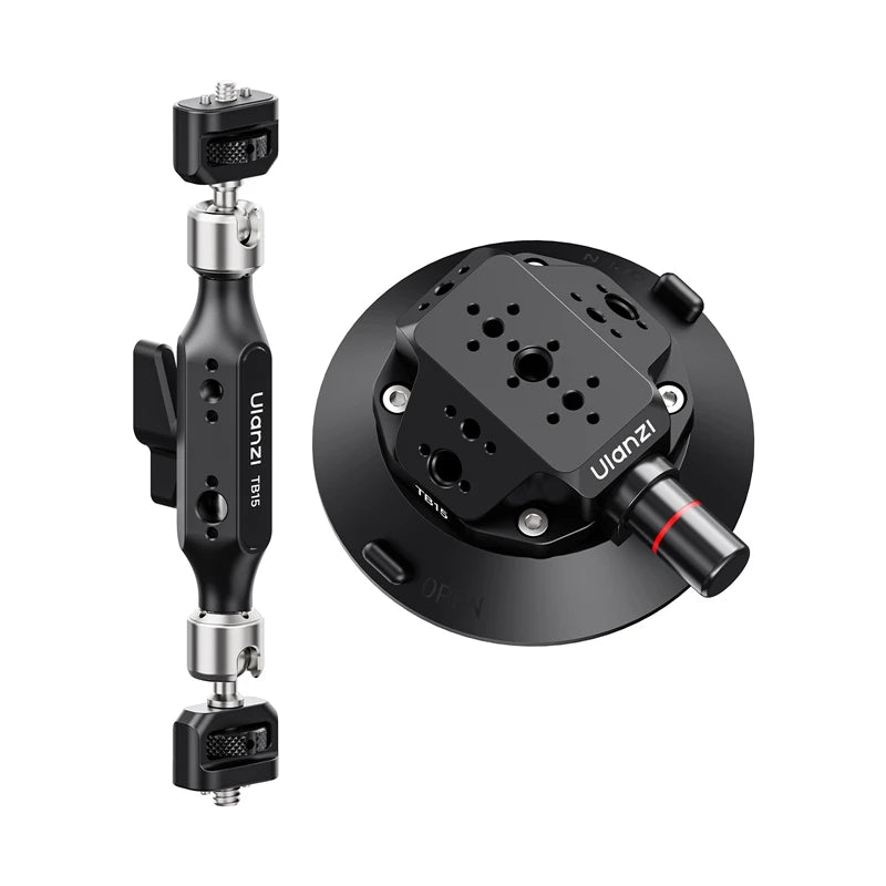 Ulanzi TB15 Double Suction Cup Mount for Camera - Vehicle Bracket - Visión Creativa 