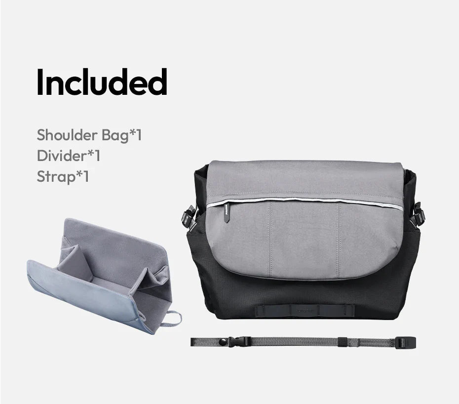TE88 Camera Shoulder Bag: Cross-Body, 15L Capacity, Dividers - Visión Creativa 
