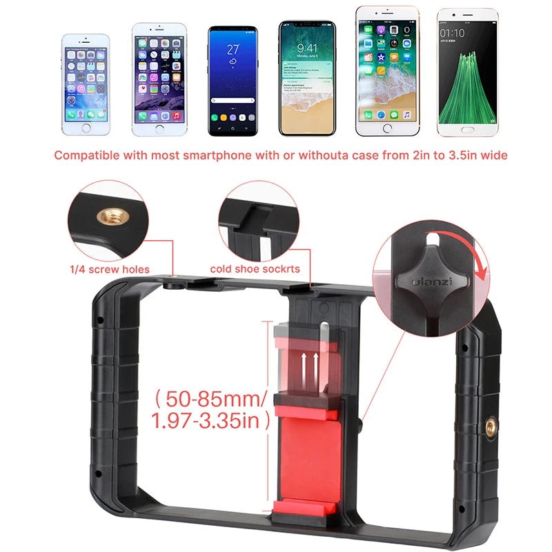 U-Rig Pro Smartphone Video Rig with 3 Shoe Mounts - Visión Creativa 