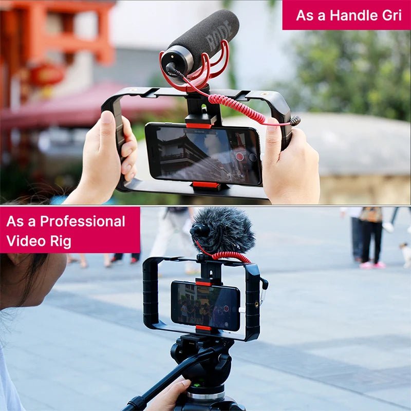 U-Rig Pro Smartphone Video Rig with 3 Shoe Mounts - Visión Creativa 