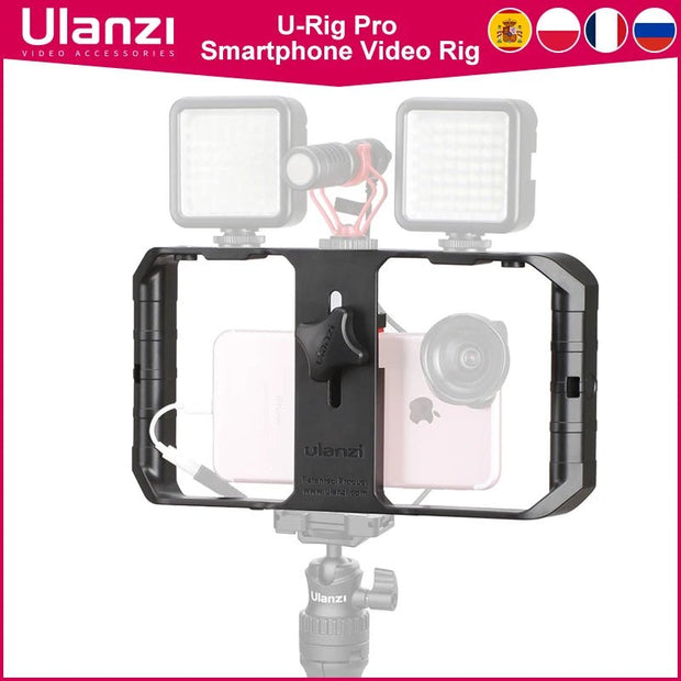 U-Rig Pro Smartphone Video Rig with 3 Shoe Mounts accesories