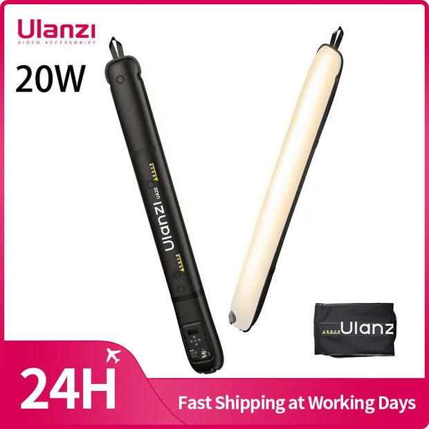 UA20 20W Portable Air Tube Light Foldable Bi-Color Fill Light for Live-Streaming Outdoor Fill Light Air Tube Light lights
